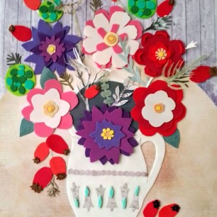 Калейдоскоп осенних цветов.