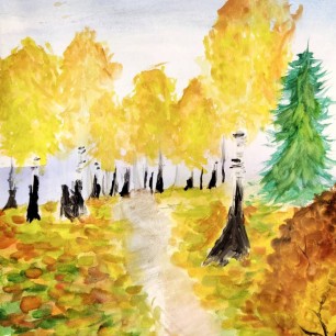 Осенняя акварель.