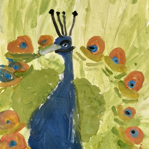 Грациозный павлин