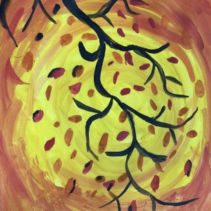 Осенняя сакура