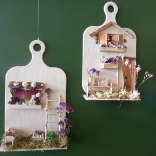 Уютный дворик (Диптих)