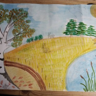 Осень на полянке