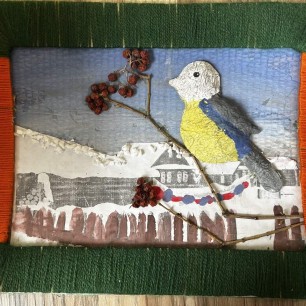 Синичка на ветке