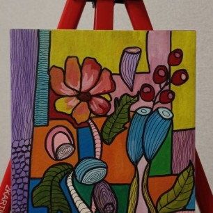 Абстракция Цветы.