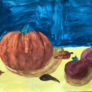 Тыква с нотками граната