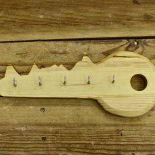 Деревянная ключница «Ключ»