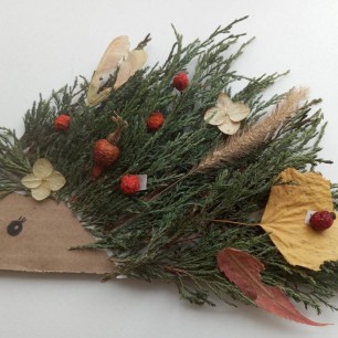 вот ёжик ни головы ни ножек