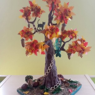 У лукоморья дуб осенний