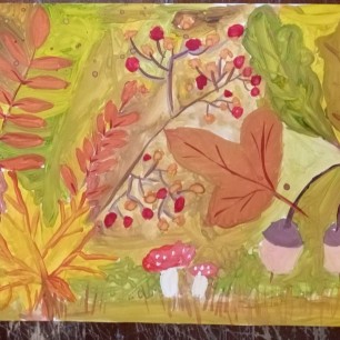 "Полянка осенью"