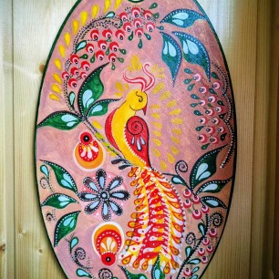 "Птица в летнем саду"