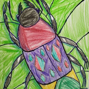 Сказочный жук