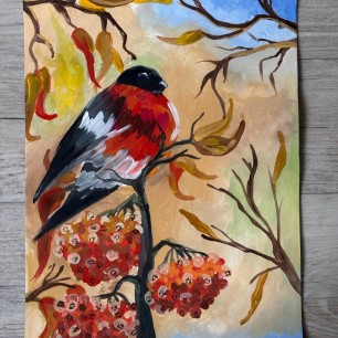 "Тихое утро поздней осени"