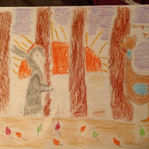 "Серая шейка, закат"