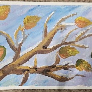 Последние осенние листья