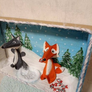 Волк и лисица