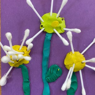 Букет одуванчиков для мамы