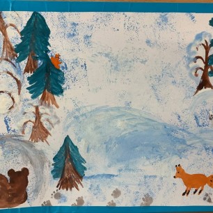 Зимовье в северном лесу