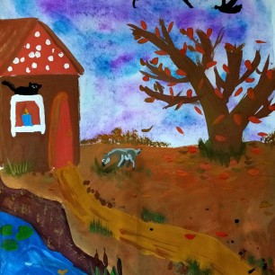 "Октябрьский денёк в деревне"