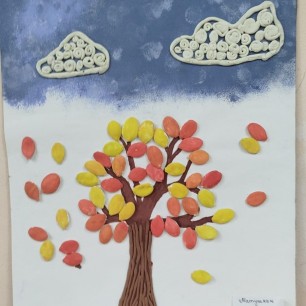 Деревья осенью