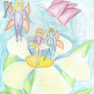 Дюймовочка с принцем