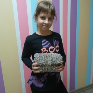 Меховая сумочка