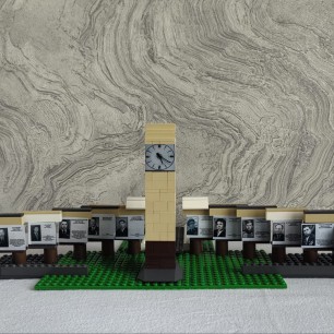 «Стела с часами и Доска почёта Кировского района, г.Кемерово»