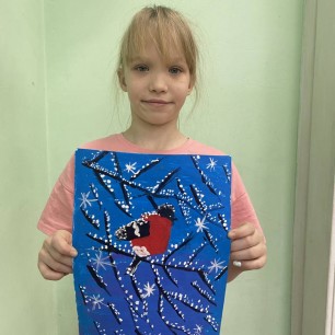 Птица в красном кафтане