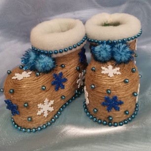 Валенки для деда Мороза