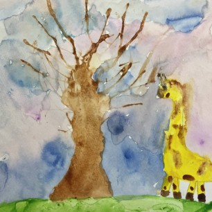 Утро в саванне