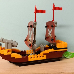 Корабль с Флагами