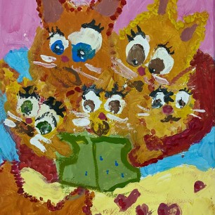 Семья котят