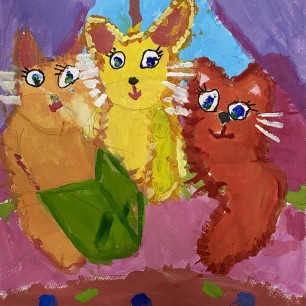 Семья котят