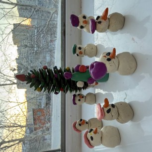 Хоровод снеговиков