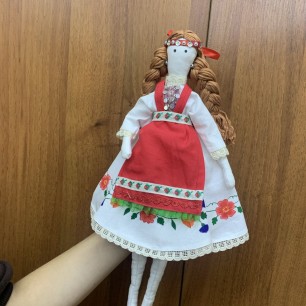 Кукла в марийском народном костюме "Айвика"