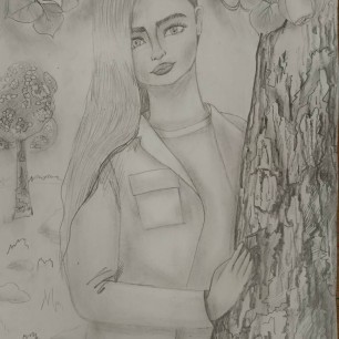 Портрет любимой мамы