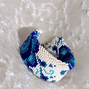 Браслет "Изящность гжели"