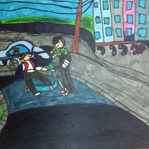 Инспектор проводит беседу