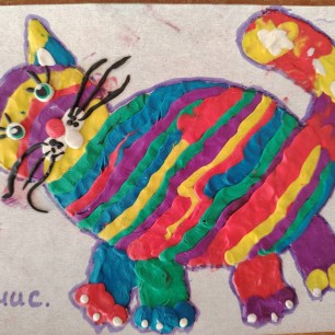 Пластилиновый кот