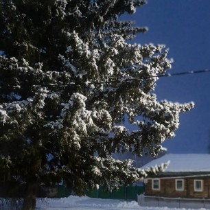 А за окном зиа!