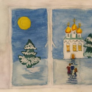 "Рождественский пейзаж"