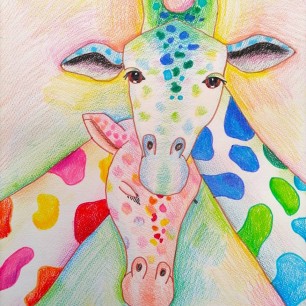 Милые жирафы