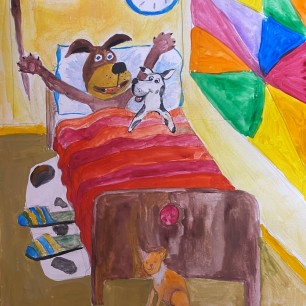 Бобик в гостях Барбоса.,