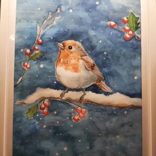 Птицы зимой