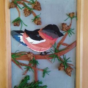 Снегирь-зимняя ягода