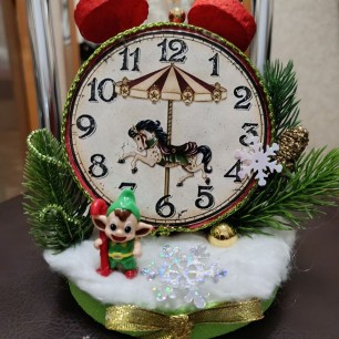 Новогодняя игрушка "Часики"