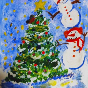 Новогоднее чудо в лесу