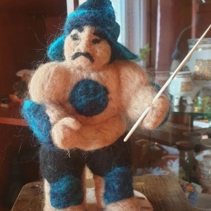  Могущественный богатырь Верхнего мира из якутского героического эпоса олонхо - Нюргун Боотур.