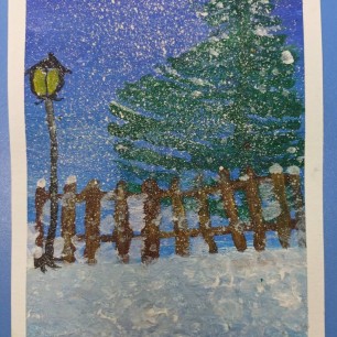 Зимние краски.