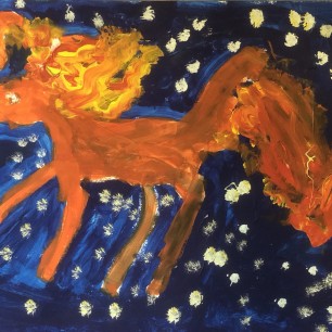 Огненный конек-горбунок