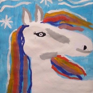 Волшебная лошадь.